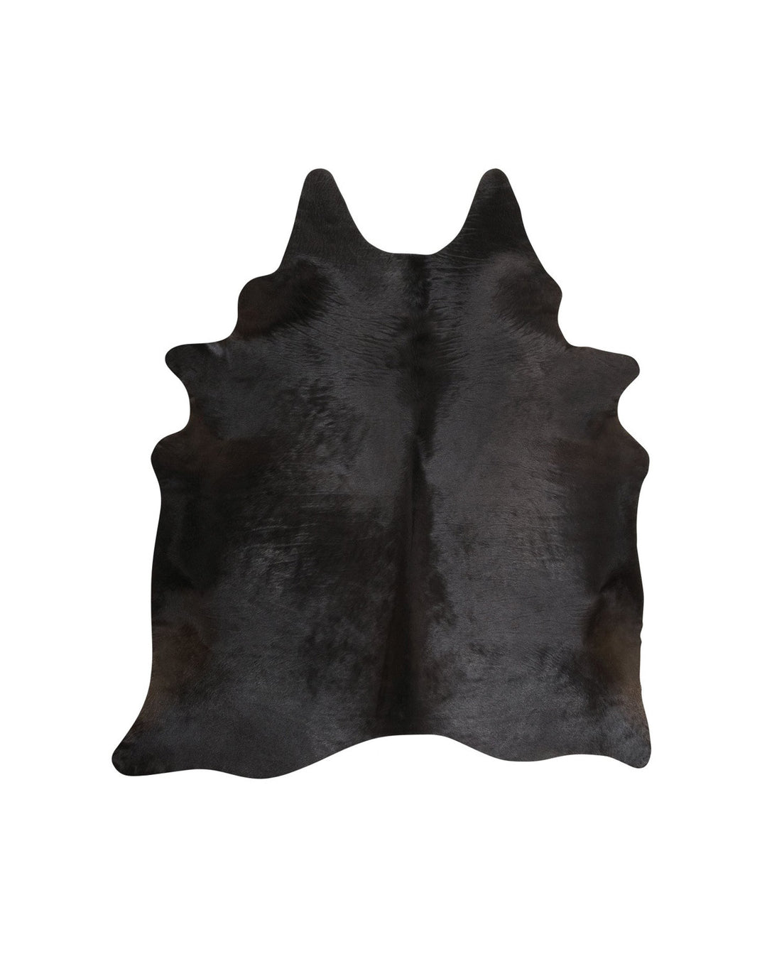 wagyu-fell, Teppich, schwarz-braunes Fell, Fell vom Wagyu-Rind, Kuh-Fell